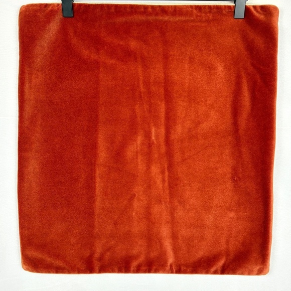 Pottery Barn 2 Velvet Pillow Covers; 1 Unbranded Plaid Cotton Cover Fall Hunting - Picture 8 of 16